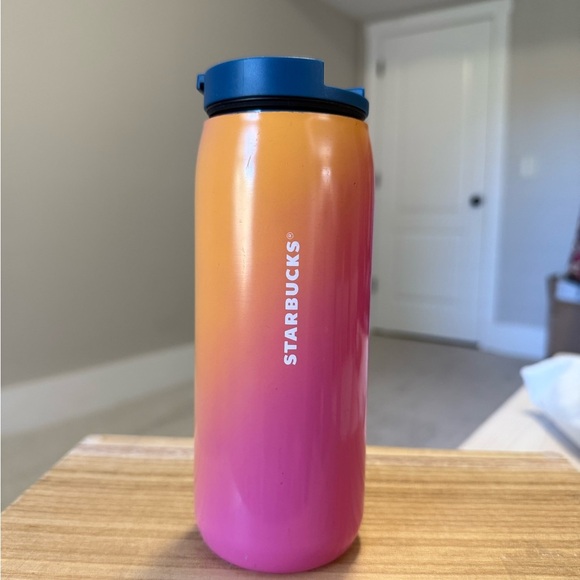 Starbucks Orange to Pink Ombre Tumbler - Picture 3 of 7